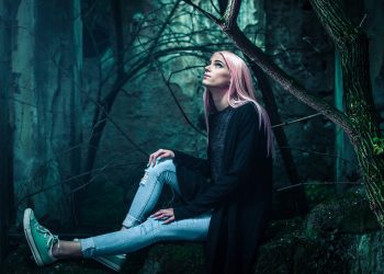 young woman, portrait, woods, fashion, hairstyle, style, stylish woman, sit, sitting, forest, trees, look up, looking up, female, adult, footwear, model, outdoors, woman, fashion, sitting, sitting, nature, sitting, forest, look up, look up, looking up, looking up, looking up, looking up, looking up, model, woman, woman