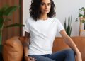 ai generated, woman, casual, fashion, t-shirt, shirt, model, pose, portrait, t-shirt, t-shirt, t-shirt, t-shirt, t-shirt, shirt